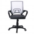 Καρεκλα Γραφειου - BF2101-P Πολυθρόνα Γραφείου με Ανάκλιση Mesh Γκρι - Μαύρο Pu ( Συσκ.1 ) Καθίσματα Εργασίας / Μαθητείας